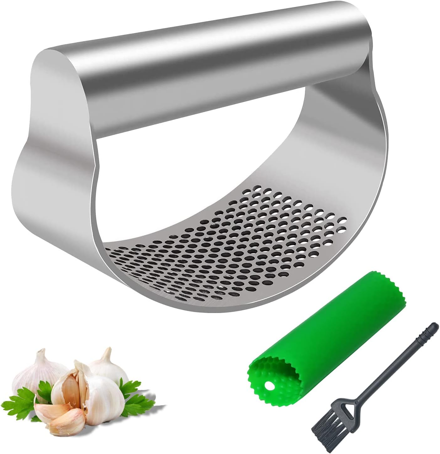 Garlic Press Rocker Edelstahl Knoblauchpresse Bewertung