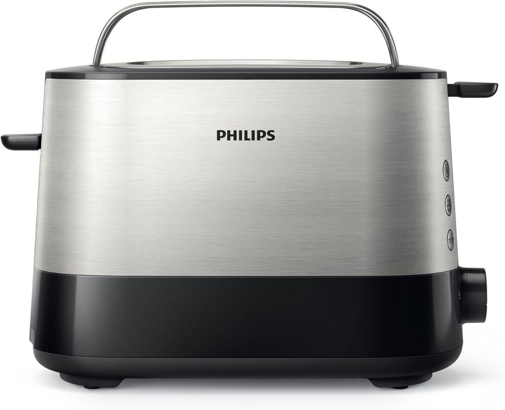 Philips HD9350/90 Kettle (2200 Watt, 1.7 Litre, Stainless Steel). [Energy Class A+++], Black/stainless steel