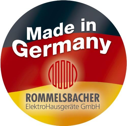 ROMMELSBACHER Steam Juicer EE 1505 - Made in Germany, Heating Element, 2-Layer Enameling, Juice Collection Container: 4 Litres, Fruit Basket, Filling Hose/Clamp, Overheating/Boil Dry Protection, 1500