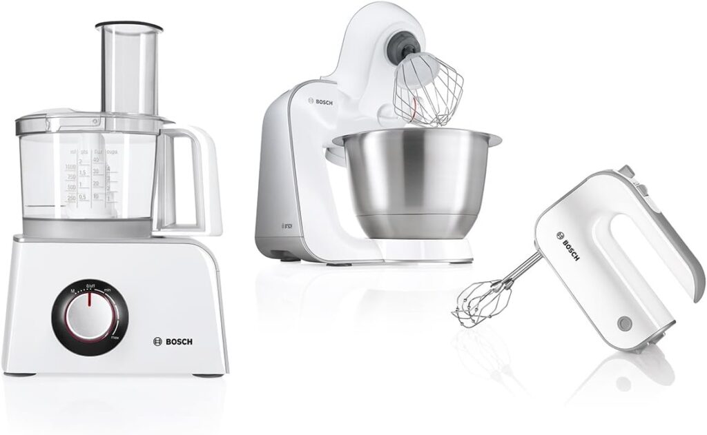 Bosch MCM 4200 - food processor - 800 W - white/silver