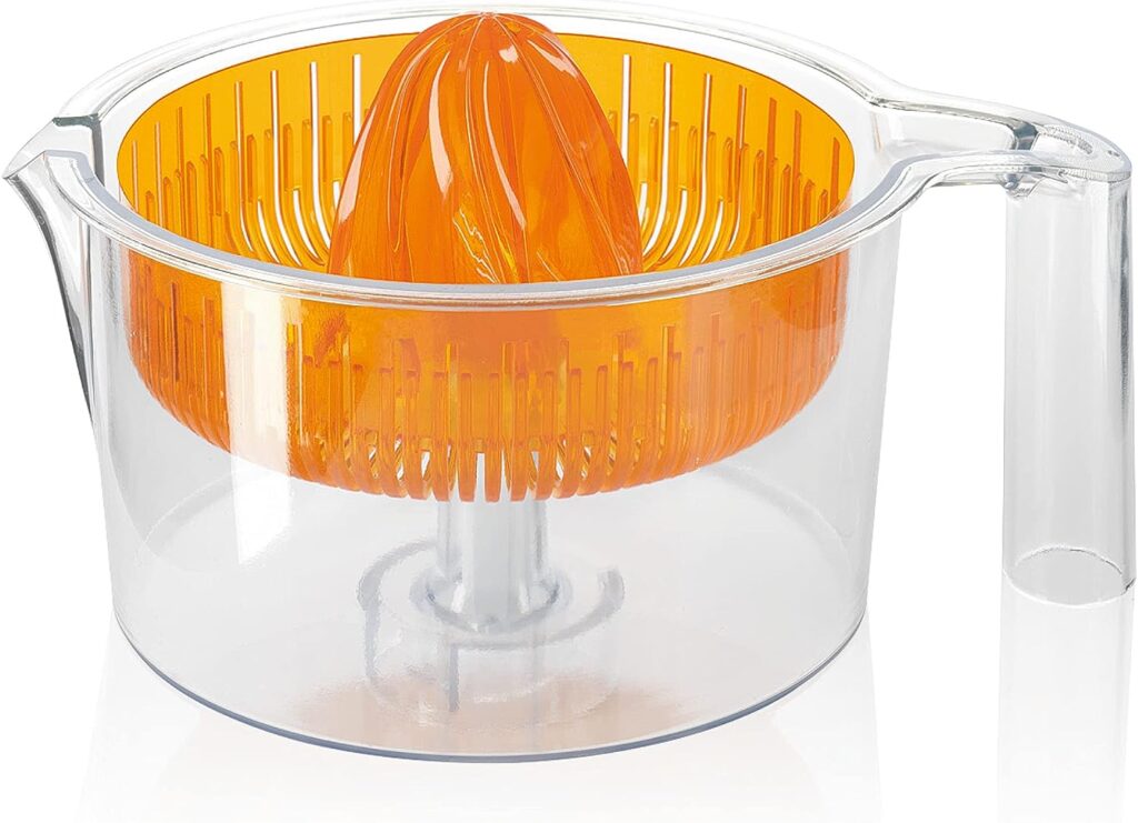 Bosch MUZ5ZP1 Citrus Fruit Juicer Transparent with Orange Juicing Implement Compatible with Bosch MUM5 Food Processor