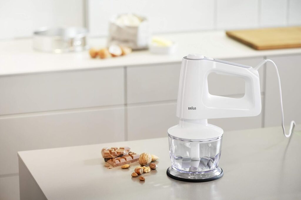 Braun Multi-Mix 3 Hand Mixer, 500 W, White