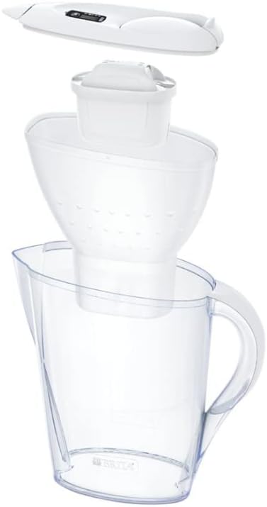 Brita Marella Water Filter 12-Month Pack, Including 12 Maxtra+ Filter Cartridges, White