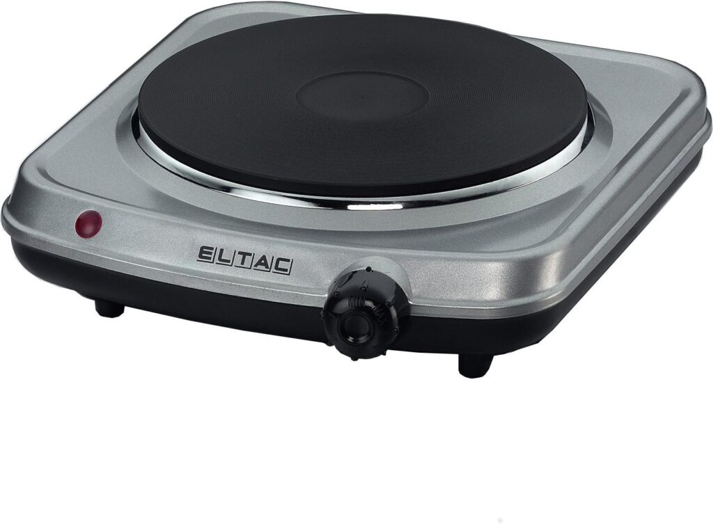 EK 18 Single Hob Table Top Hotplate Hot Plate Silver